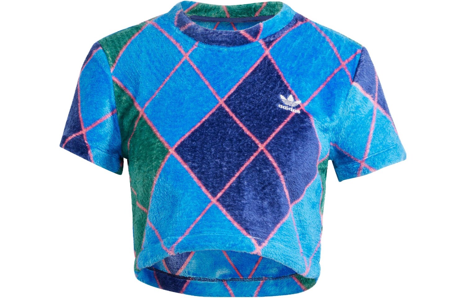 

Укороченный топ Argyle женский, синий Adidas Originals