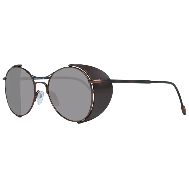 

Солнцезащитные очки zc0022 52 37j титановые Zegna Couture, коричневый
