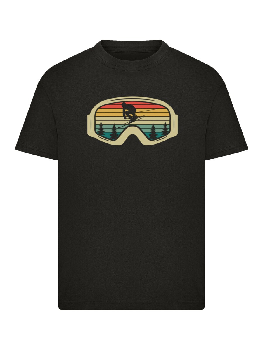 

Рубашка F4NT4STIC Retro Skibrille Wintersport, черный