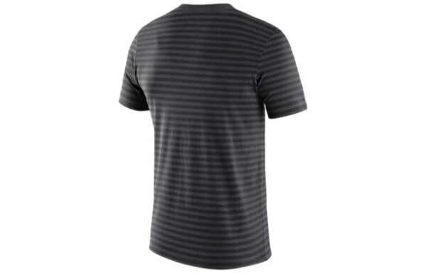 Футболка Men's Nike Stripe Alphabet Printing Round Neck Pullover Short Sleeve Brooklyn Nets Black T-Shirt, мультиколор — фото 2