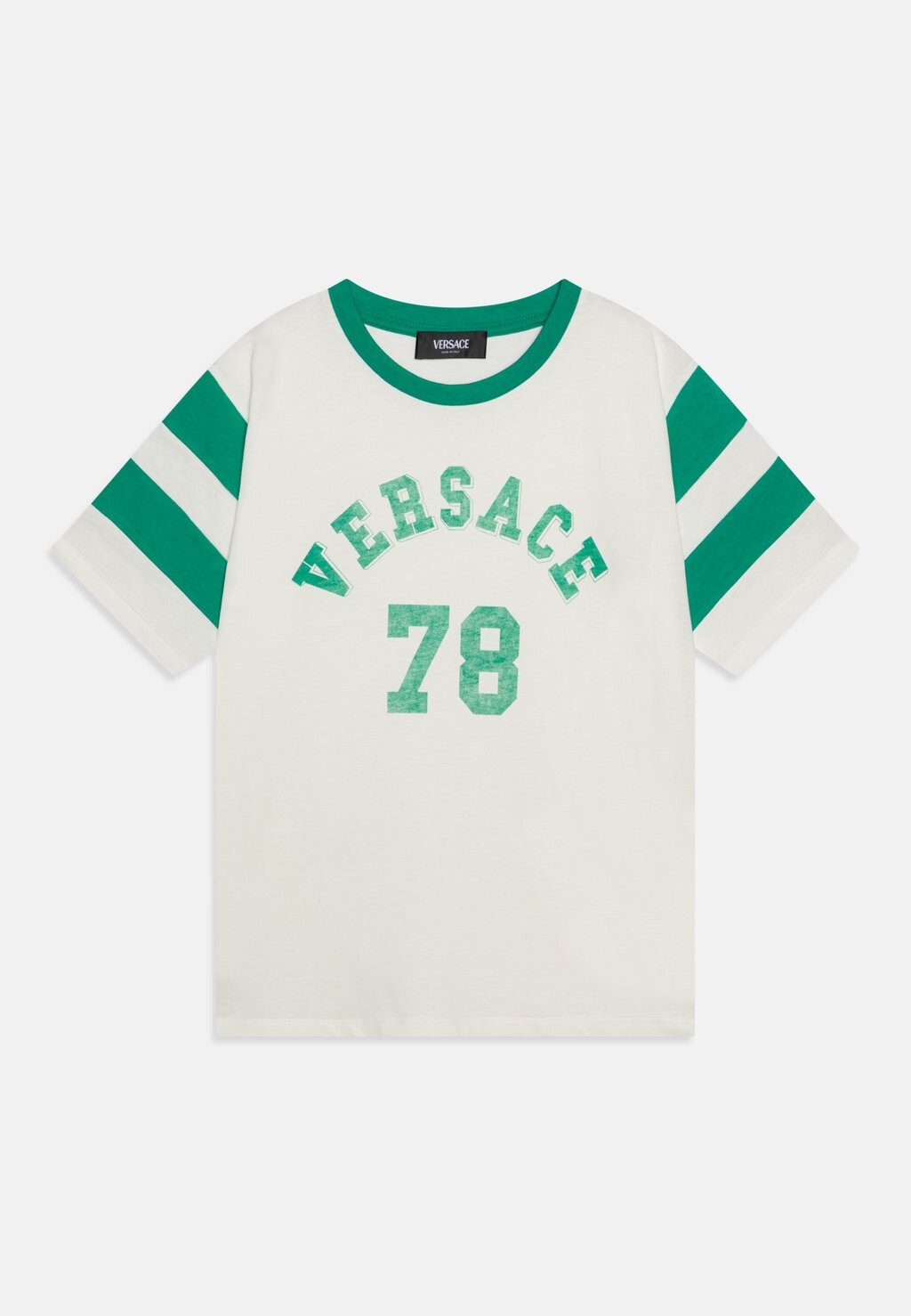 

Футболка BICOLOR STAMPA LOGO UNISEX Versace, белый
