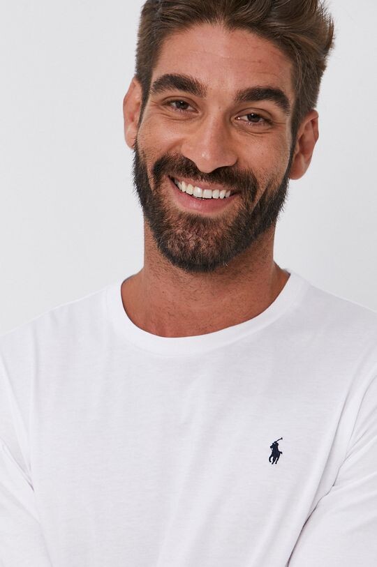 Футболка с длинным рукавом 714844759004 Polo Ralph Lauren, белый — фото 4