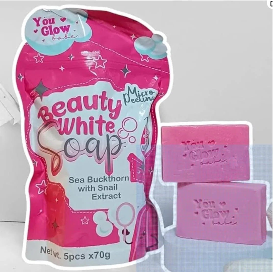 Мыло отбеливающее You Glow Babe, 5 шт. по 70 г, белый