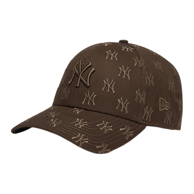 

New Era Хлопковая бейсболка унисекс коричневая, Brown