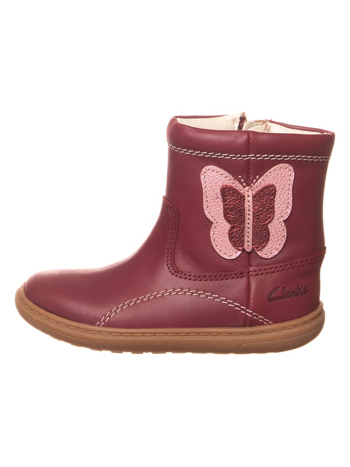 

Сапоги Clarks Leder-Stiefel Flash Midi, бордо