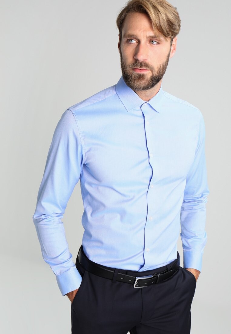 

Классическая рубашка Slhslimnew Mark Shirt Selected, цвет light blue