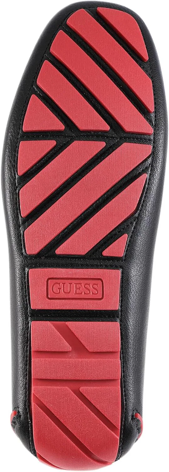 Лоферы Guess Mens Almer, черный/красный — фото 3