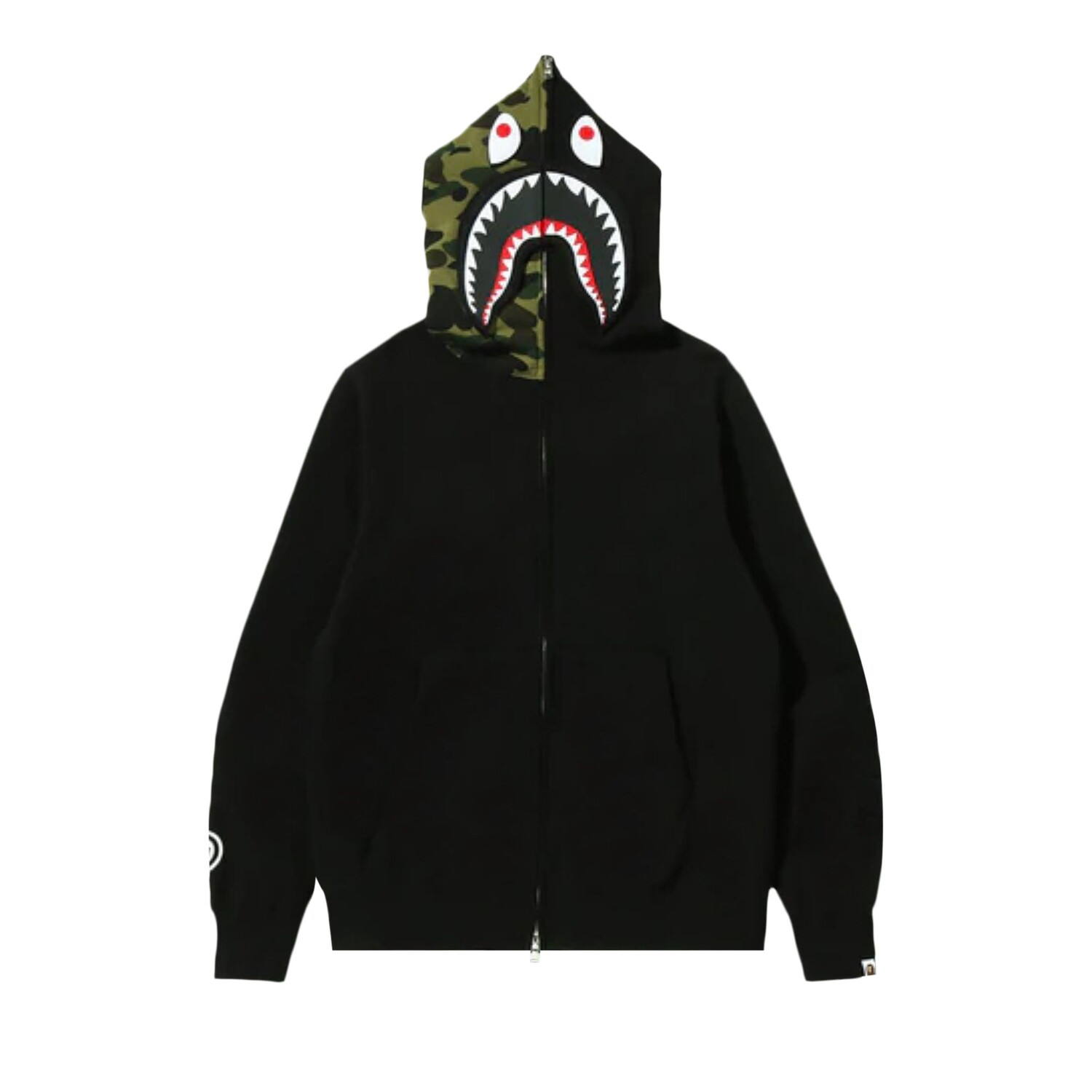 Толстовка BAPE с акулой на молнии