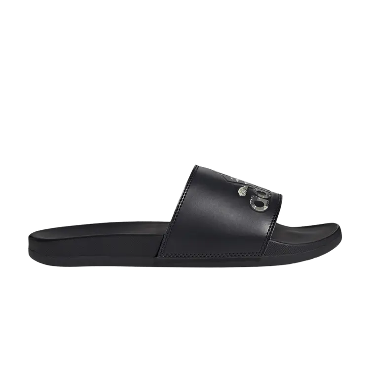 

Сандалии adidas Adilette Comfort Slide 'Black Camo', черный