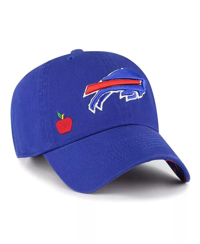 

Женская регулируемая шляпа Royal Buffalo Bills Confetti Icon Clean Up '47 Brand, синий