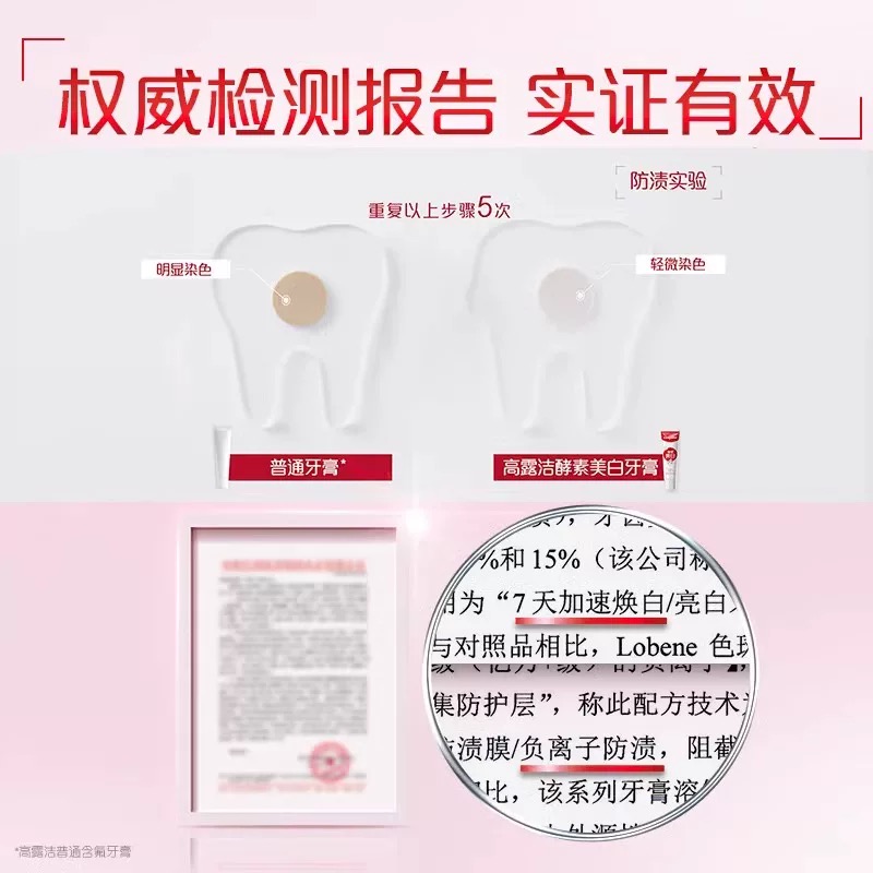 COLGATE Отбеливающая зубная паста с ферментами для очистки, свежести дыхания и удаления пятен с зубов 80г*2 — фото 4