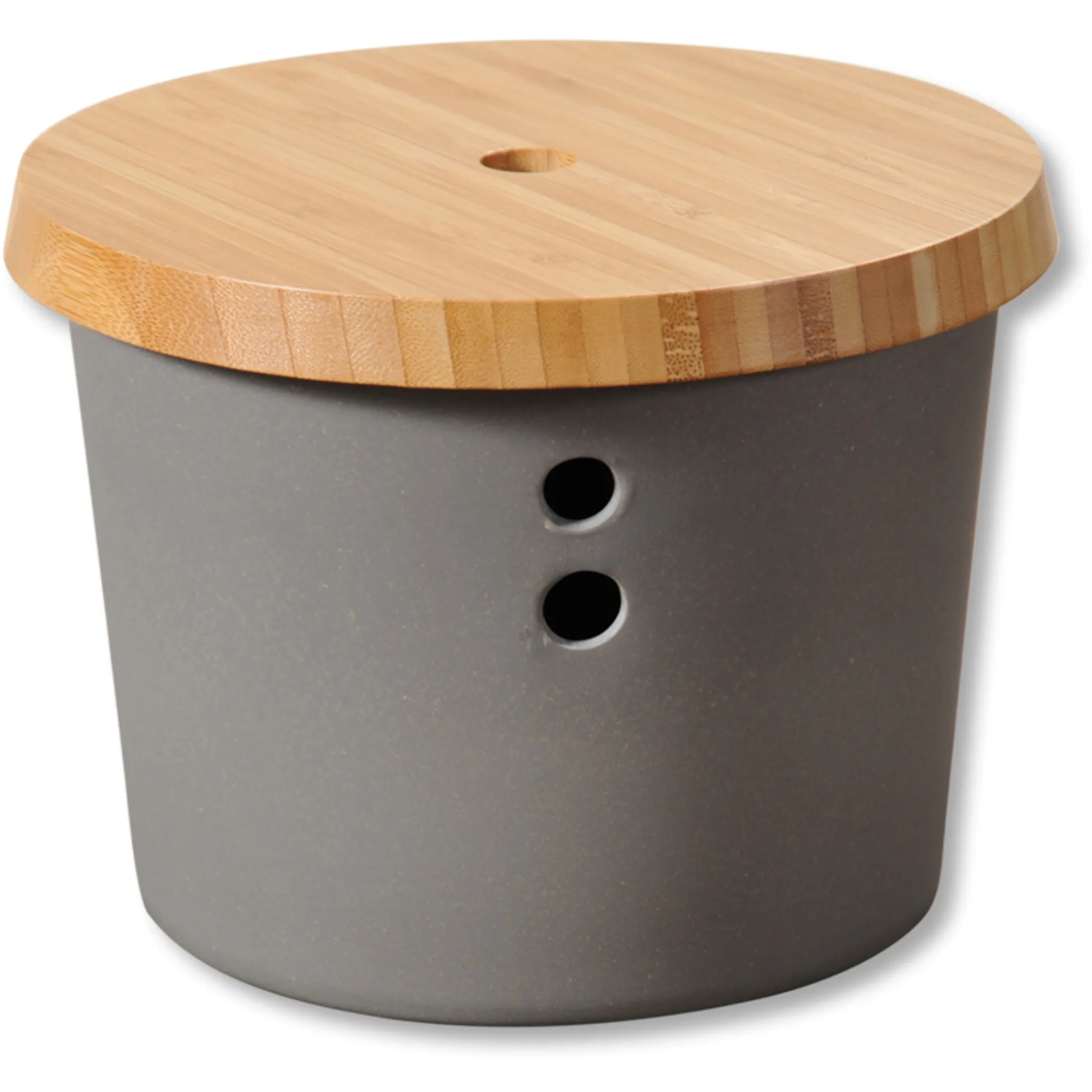 

Банка для хранения KESPER, (1 шт.), Ø 19 см, цвет anthrazit/natur