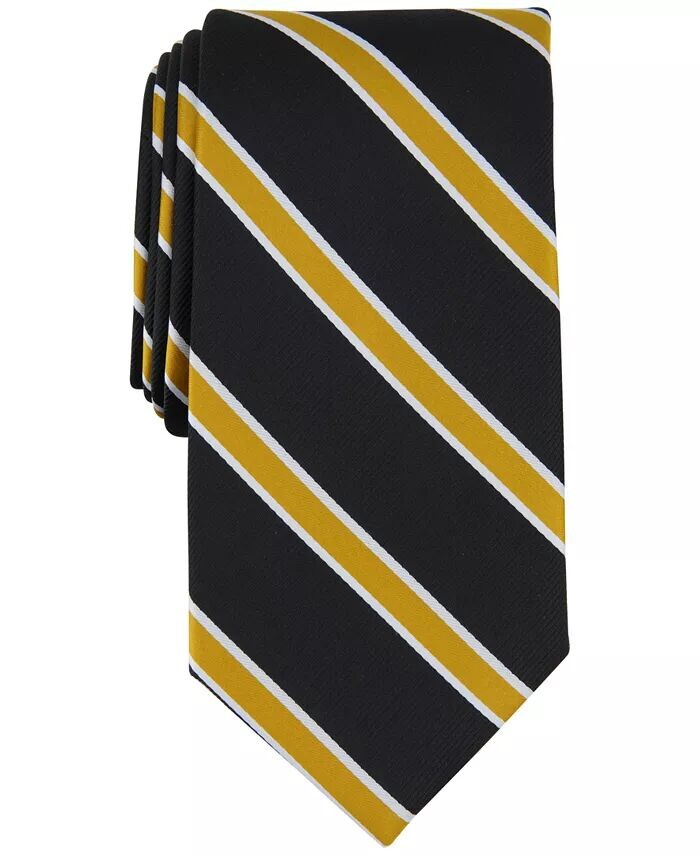 

Мужской галстук в полоску Alpha Phi Alpha Tayion Collection, черный