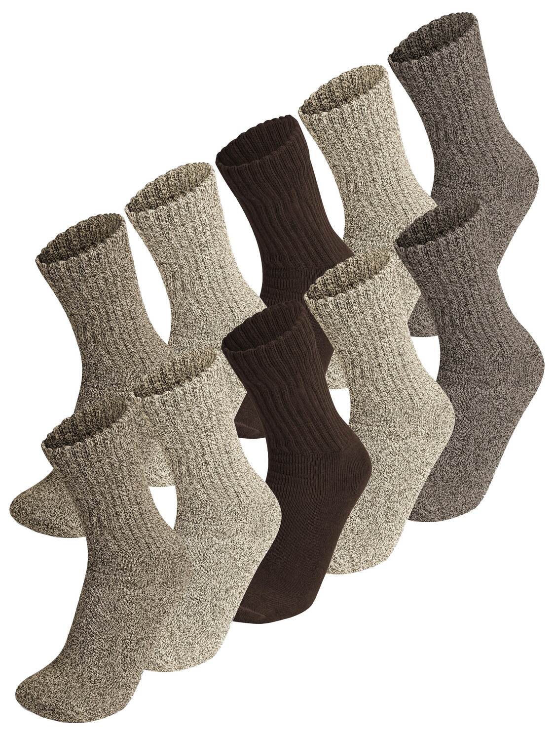 

Normani Спортивные носки 'Extreme' в цветах Brown, Dark Brown, Mottled Brown