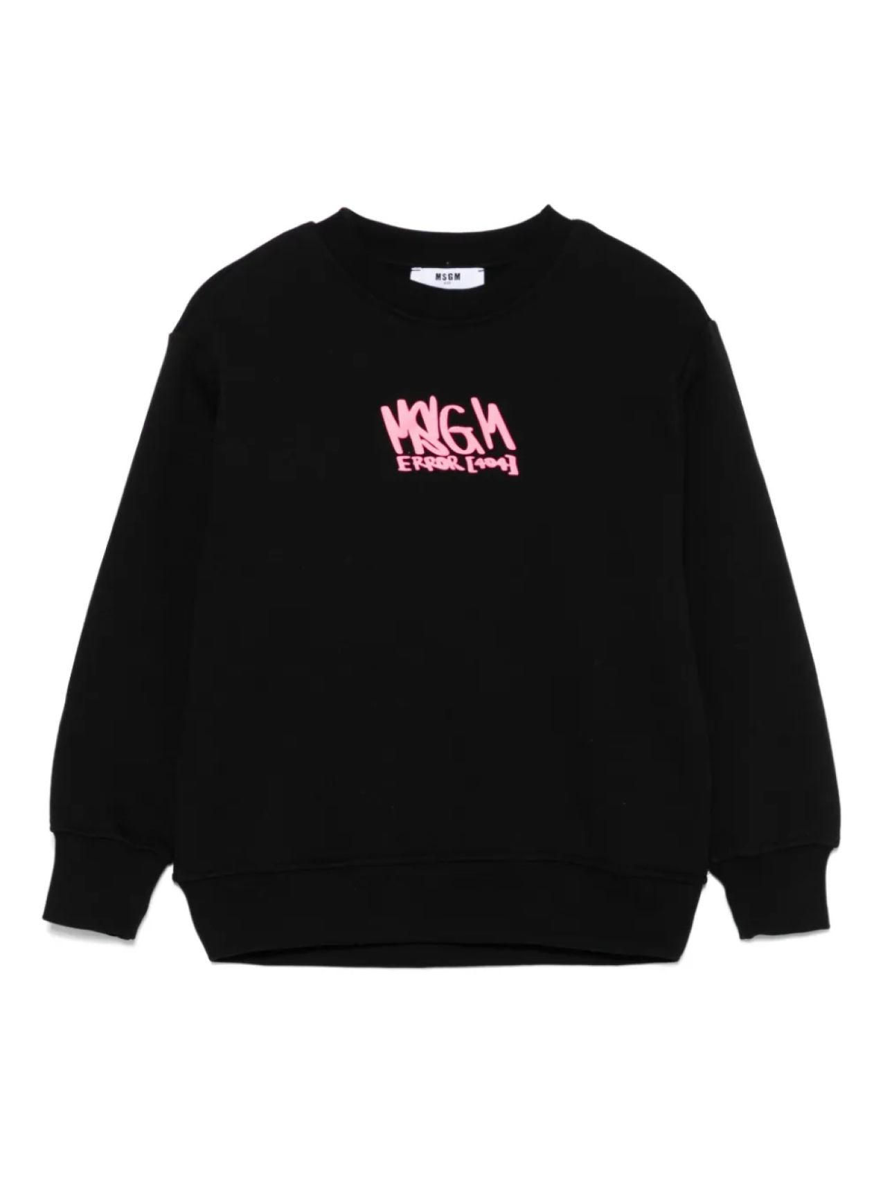 

MSGM Kids толстовка с логотипом, черный