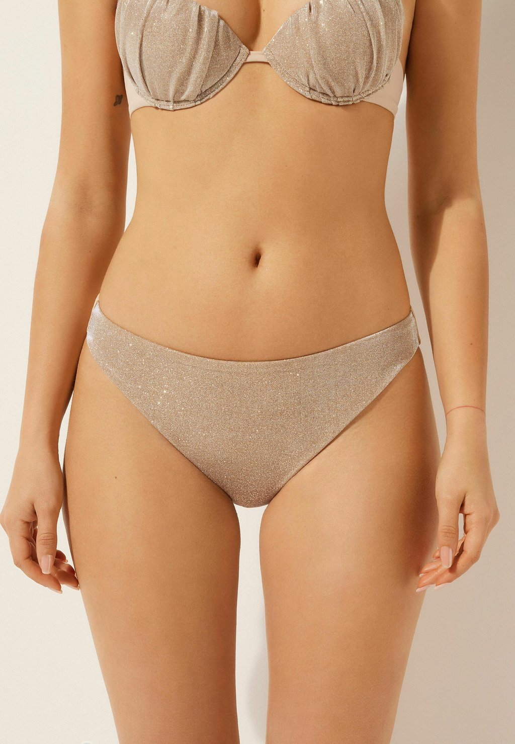 

Плавки бикини GLITTER Calzedonia, золотой