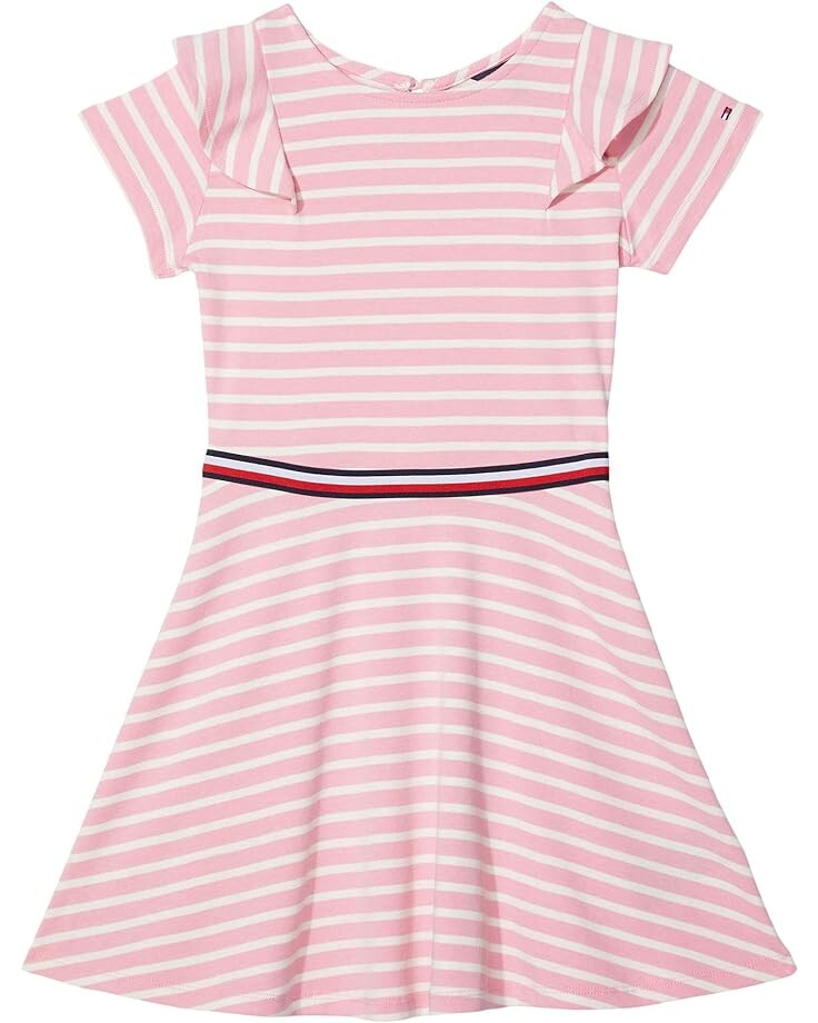 

Платье Tommy Hilfiger Stripe Ruffle Dress, цвет Sea Pink