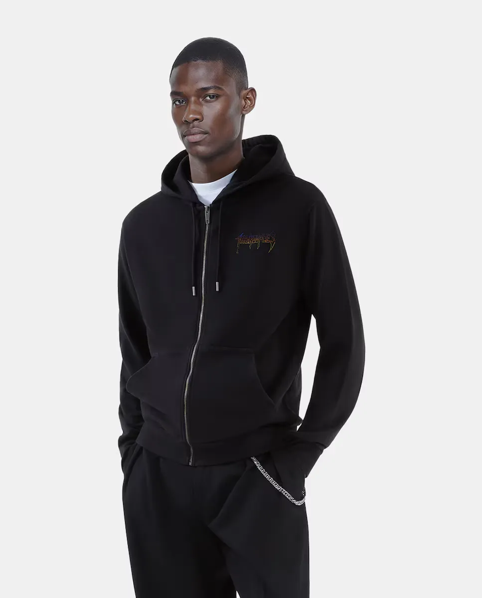 

Мужская худи с капюшоном и логотипом черного цвета The Kooples, черный