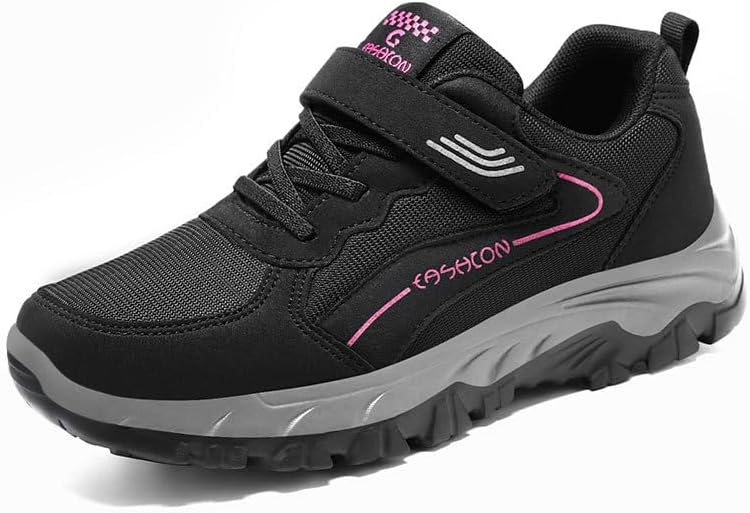 

Кроссовки новые для мужчин и женщин, подходят для пар, удобные и дышащие, для прогулок, походов и альпинизма для среднего возраста и пожилых людей Oj8K, черный