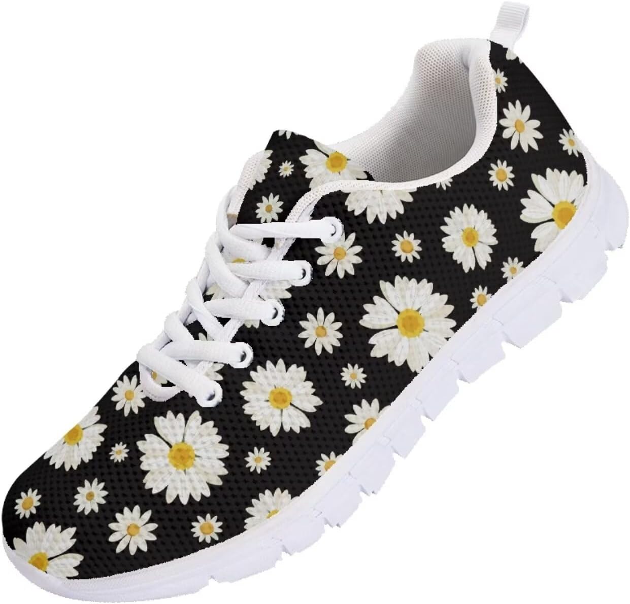 

Мужские кроссовки Funnydude Funny Print 2025, дышащие с сеткой, нескользящие, на шнуровке, Daisy