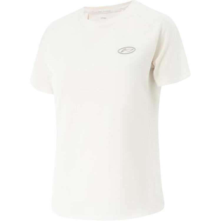 

LINING Футболка женская белая, Белый, LINING Футболка женская белая