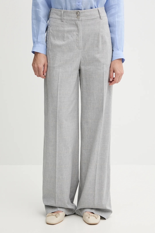 

Брюки с добавлением льна Sisley, серый