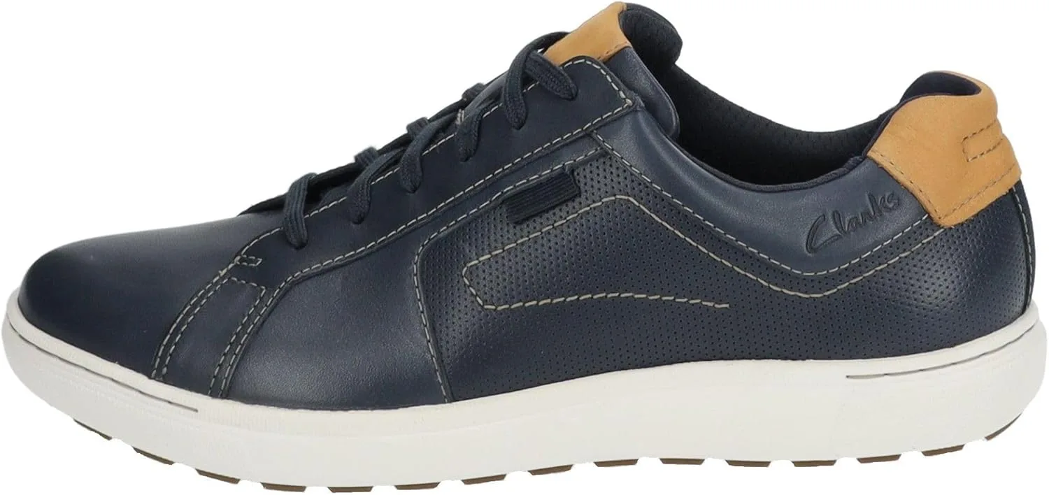 Мужские кроссовки Clarks Mapstone Lace Suede Blue, темно-синий — фото 2