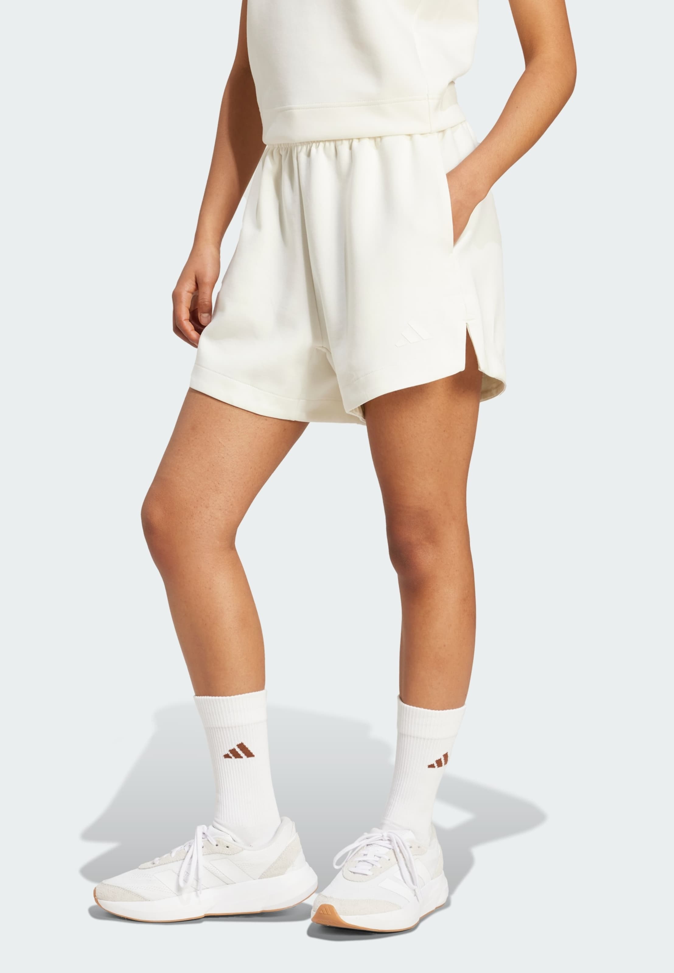 Adidas Sportswear Шорты для тренировок Regular 'ALL SZN' в белом цвете — фото 2