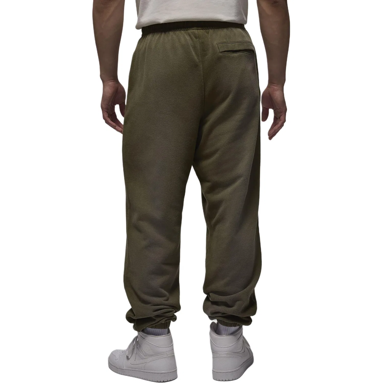 Флисовые штаны Flight Fleece Men's Jordan, Olive Green — фото 3
