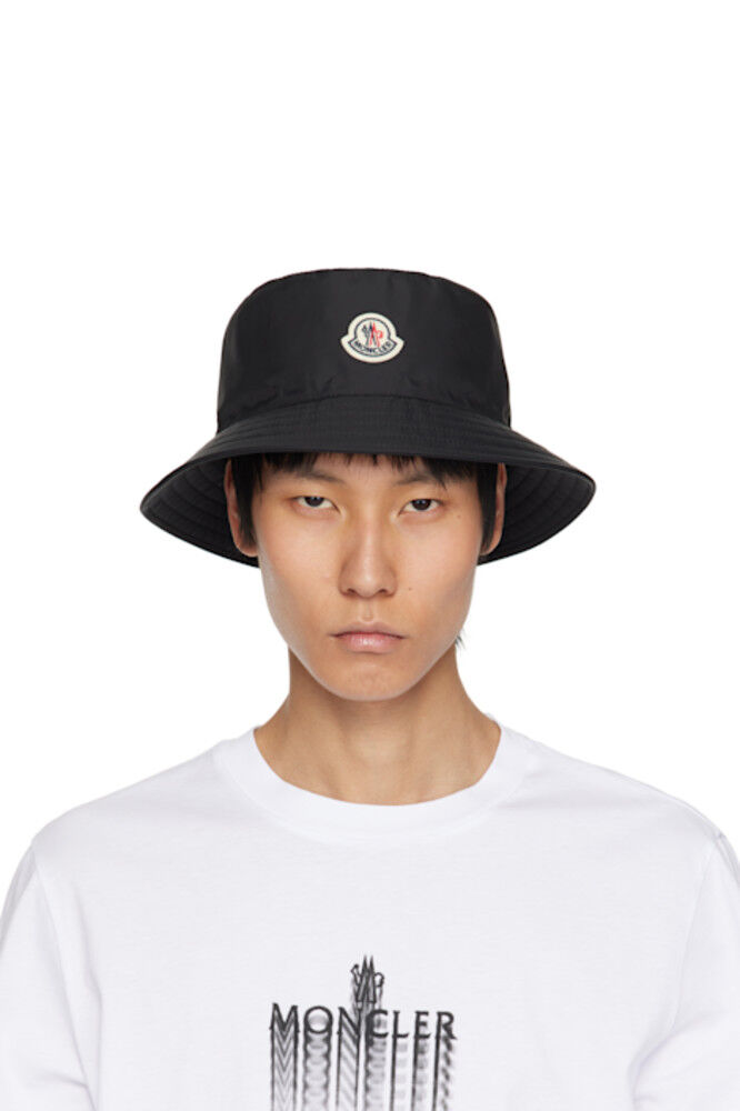 

Черная водоотталкивающая панама Moncler
