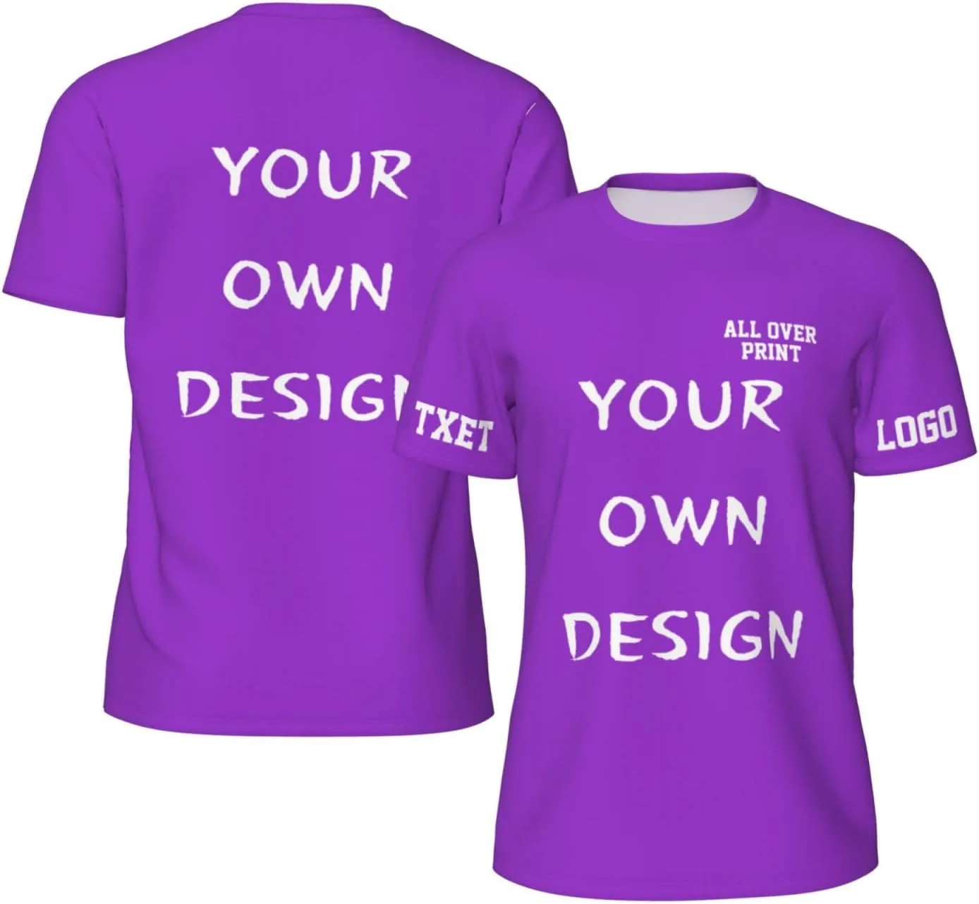 

Футболка с принтом на 4 сторонах для мужчин