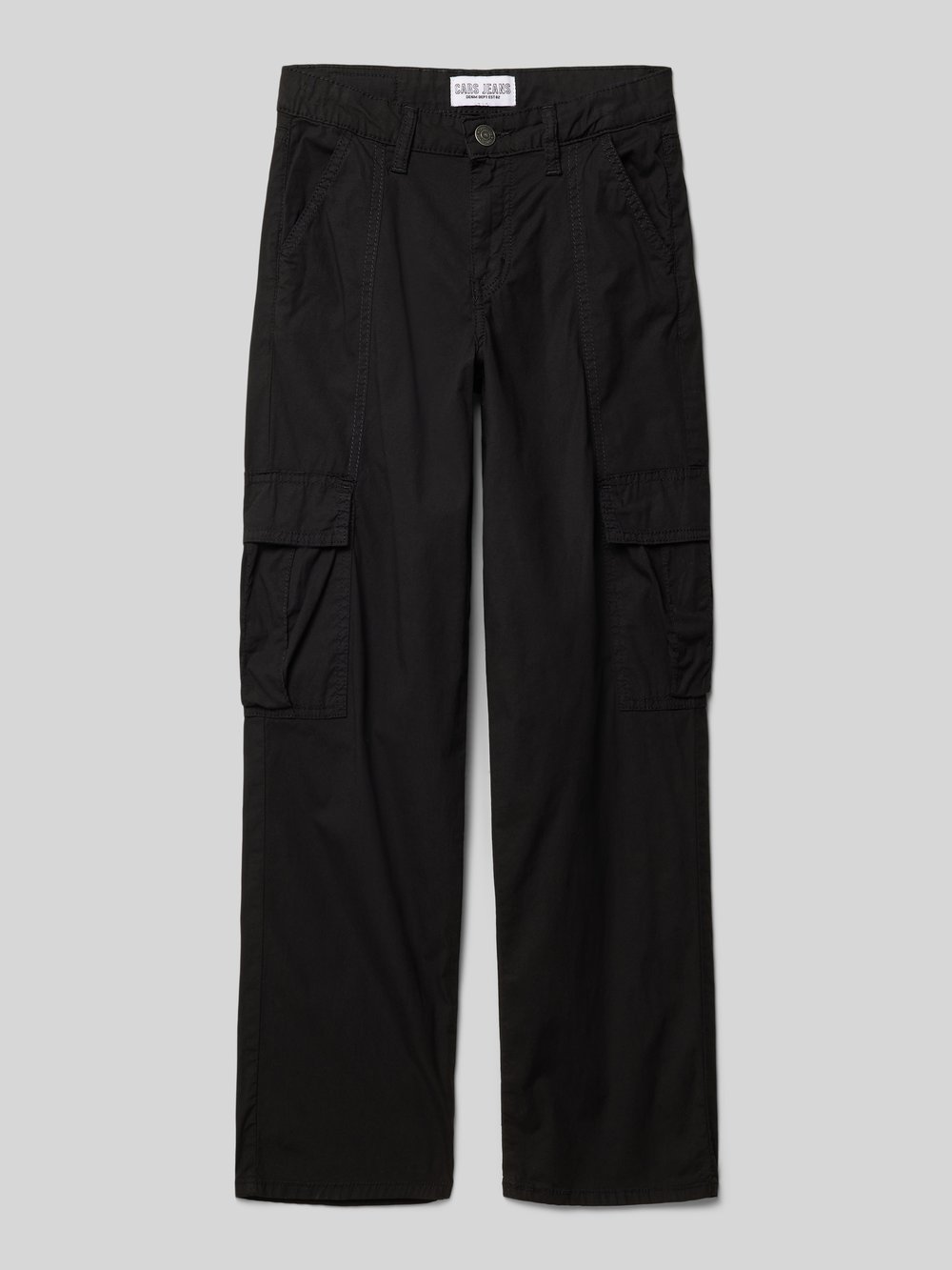 

Брюки свободного кроя с застежкой на пуговицы, модель «Karly» CARS JEANS, черный