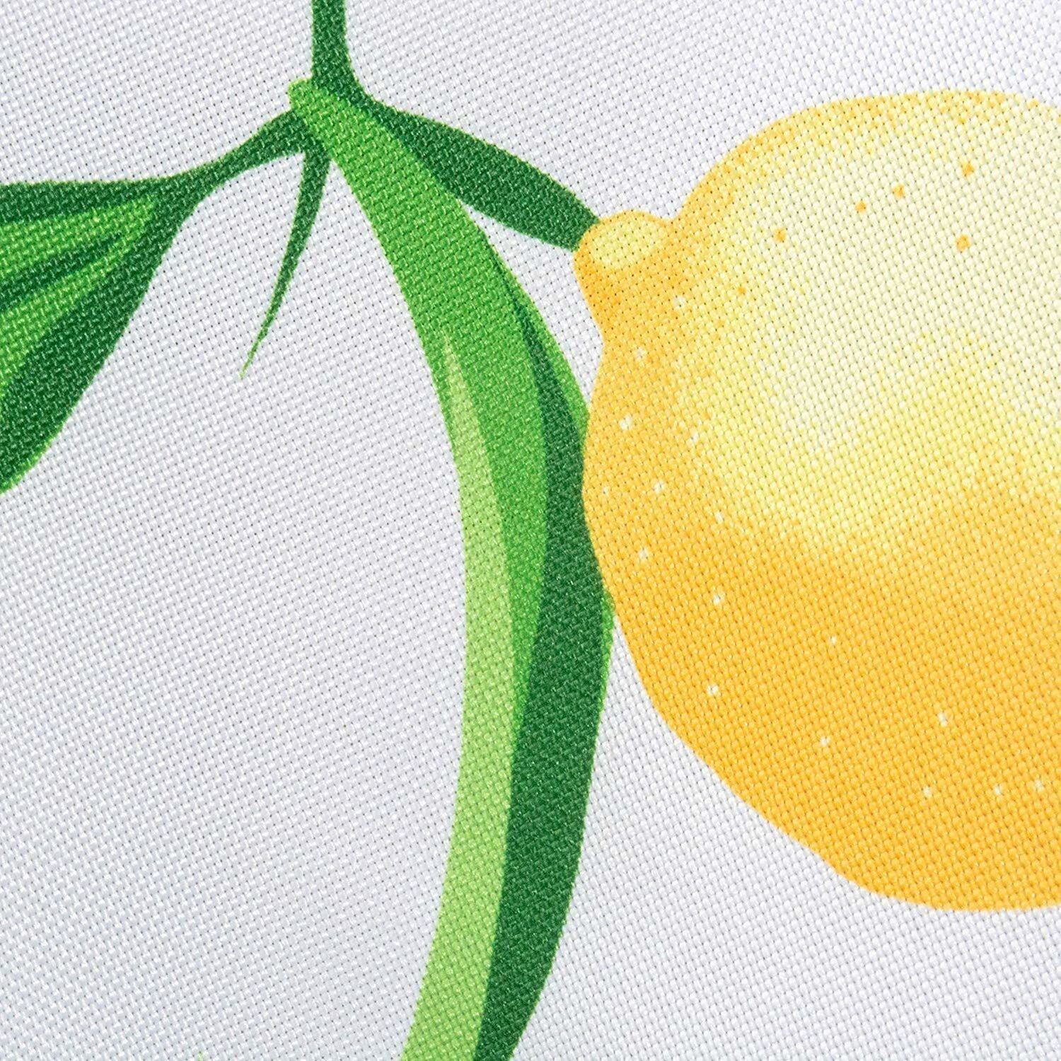 

60-дюймовая круглая уличная скатерть с принтом Lemon Bliss