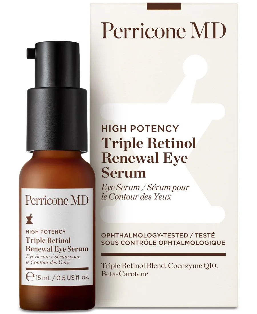 Perricone MD Высокоэффективная сыворотка для обновления кожи вокруг глаз с тройным ретинолом, 0,5 унции — фото 2