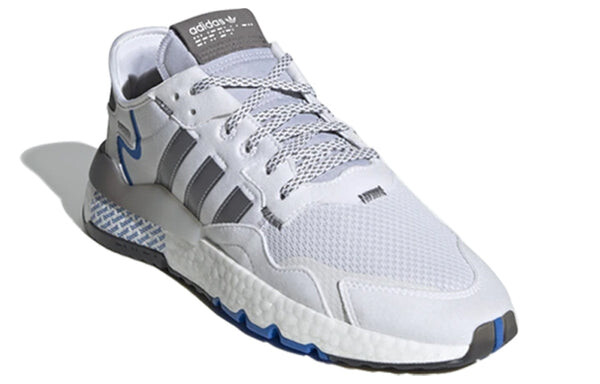 Кроссовки оригинальные nite jogger Adidas, серый — фото 2