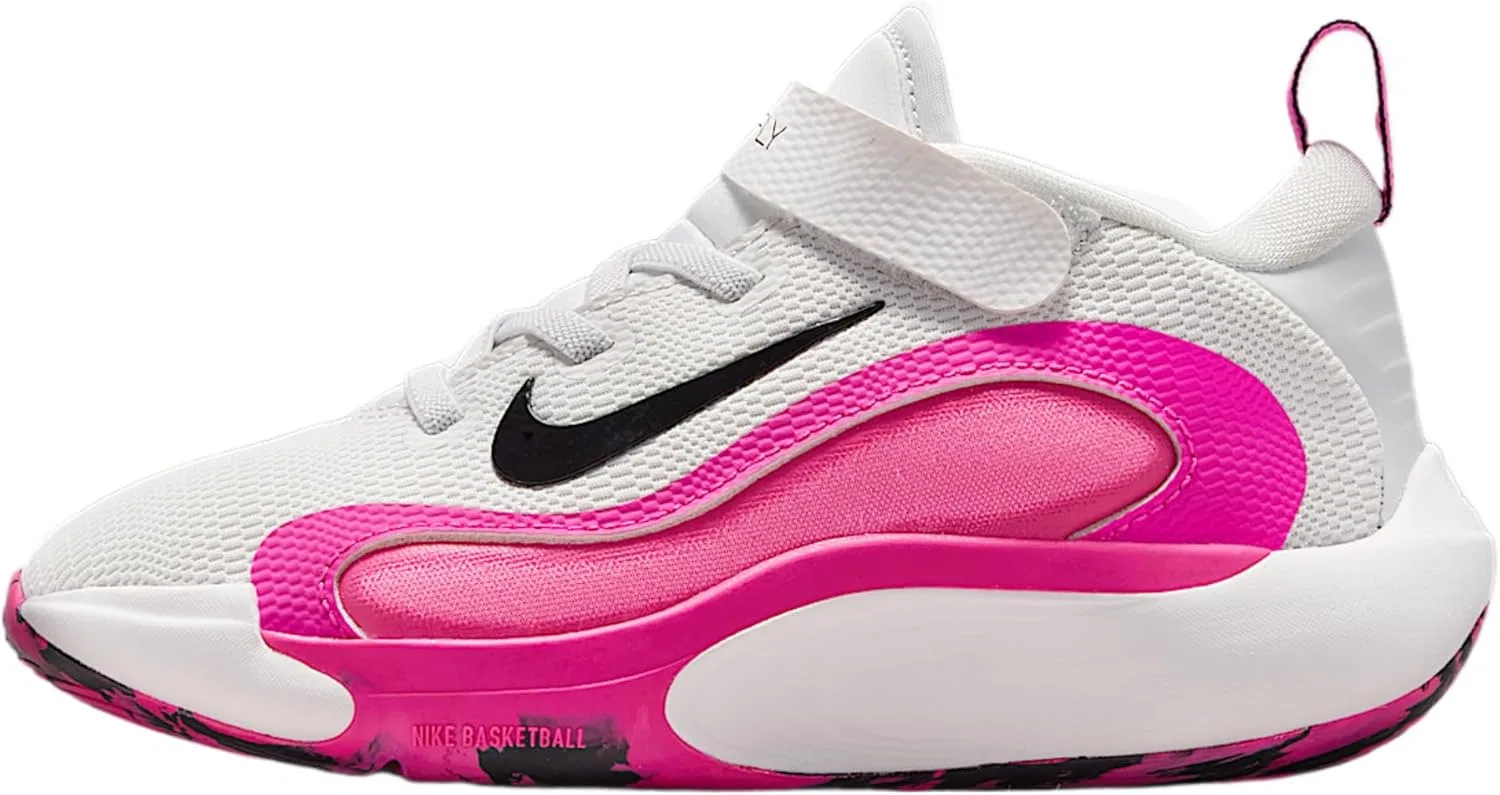 Кроссовки Nike Isofly для детей, цвет Platinum Tint/Black/Laser Fuchsia