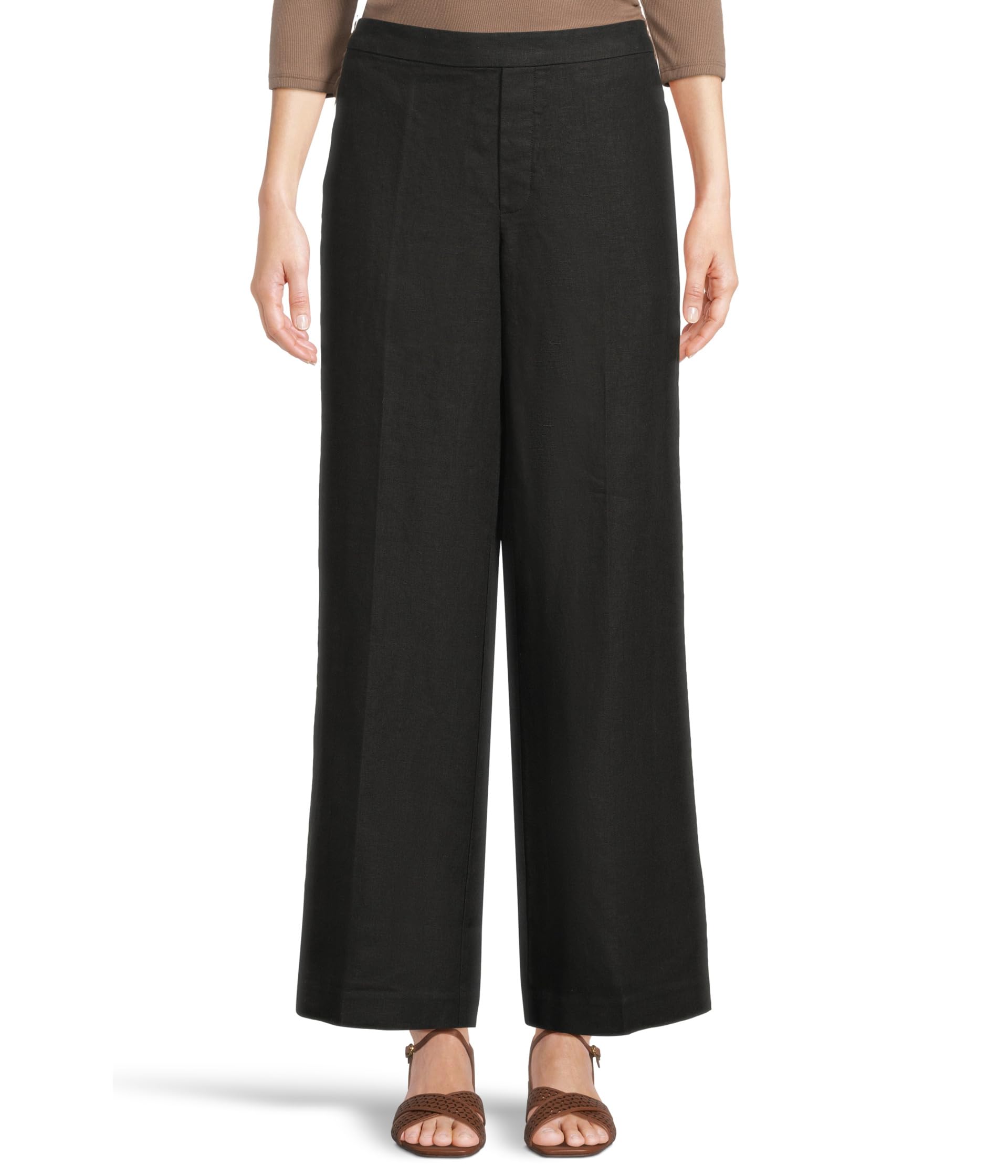 

Брюки Madewell Elastic Pull-On - Linen, Jet Black