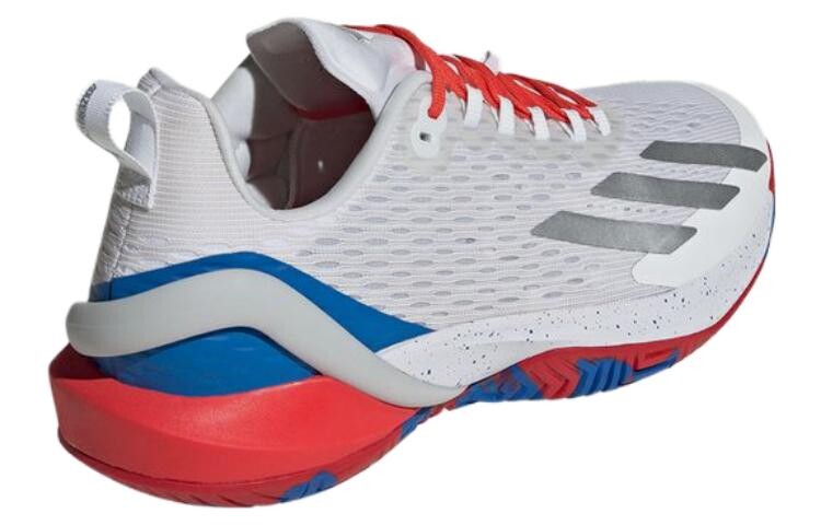 Кроссовки adidas Adizero Cybersonic 'White Blue Bright Red', красный — фото 3