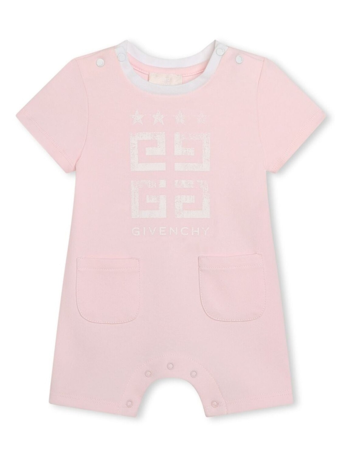 

Givenchy Kids ромпер с логотипом, розовый