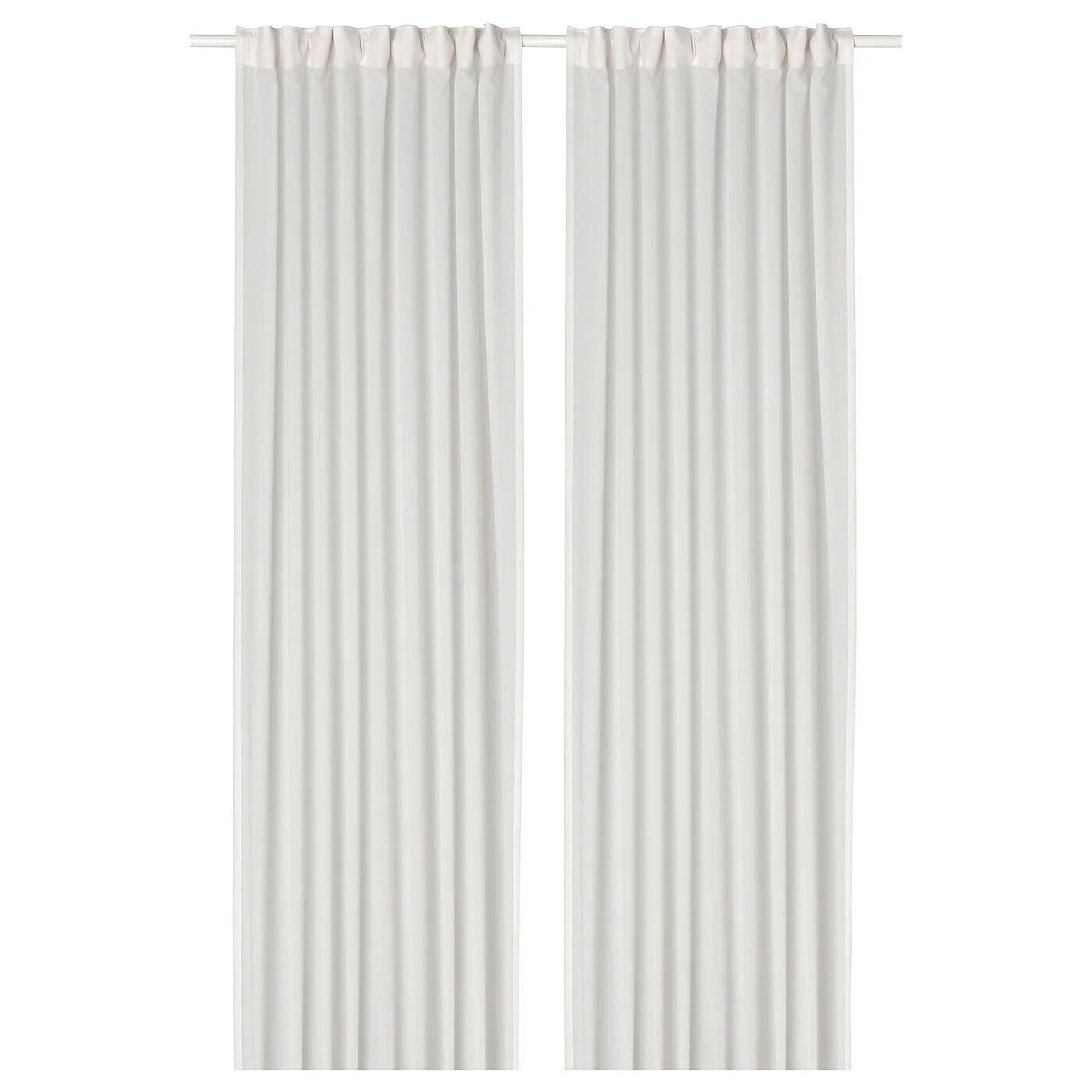 

Гардинные шторы/пара, белые, 145х300 см, ROSENROBINIA IKEA