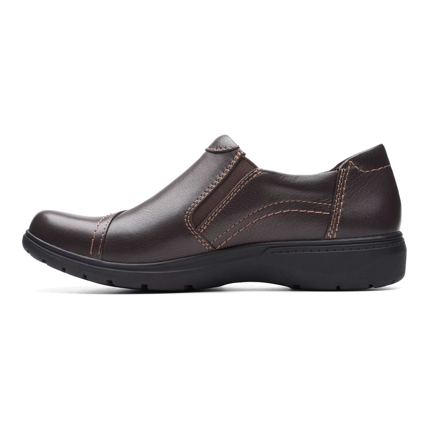 Женские кожаные туфли Clarks Carleigh Ray Clarks, коричневый — фото 2