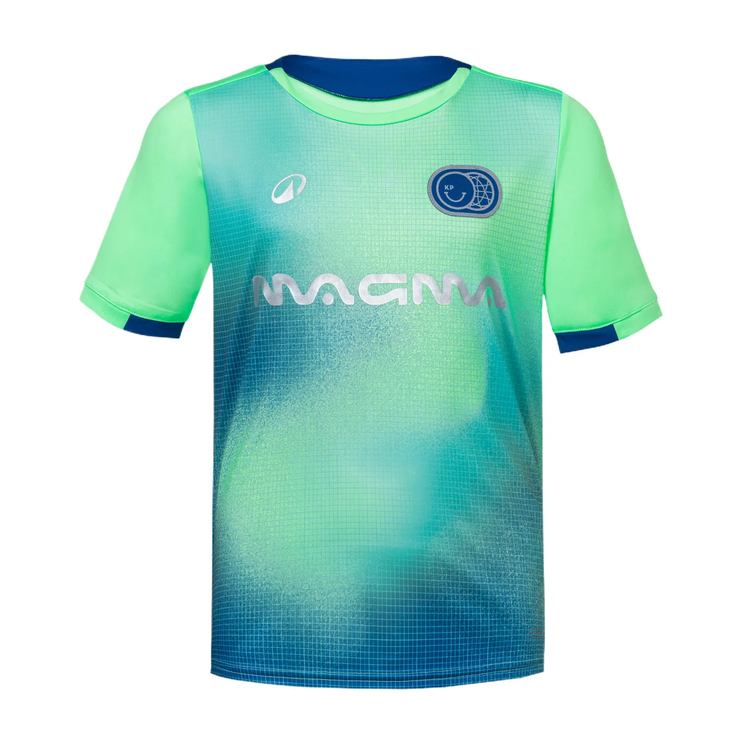 Детская футболка с круглым вырезом DECATHLON, Apple Green/Blue