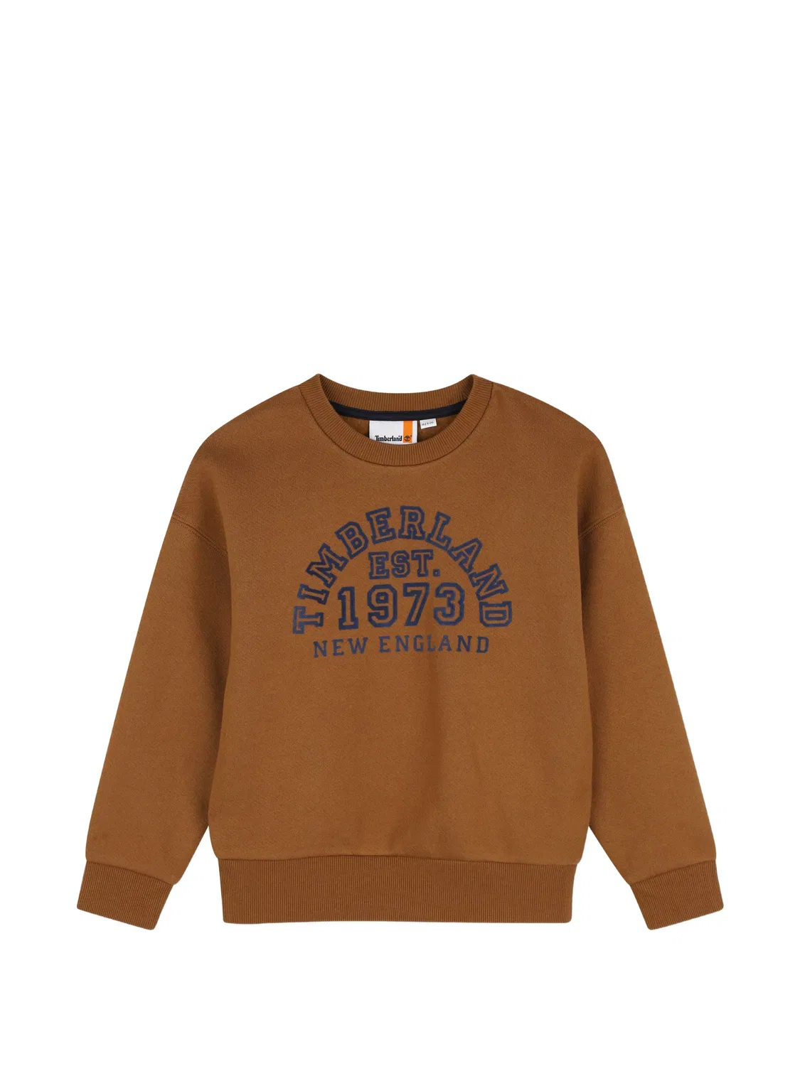 Свитер с логотипом Timberland Kids, коричневый