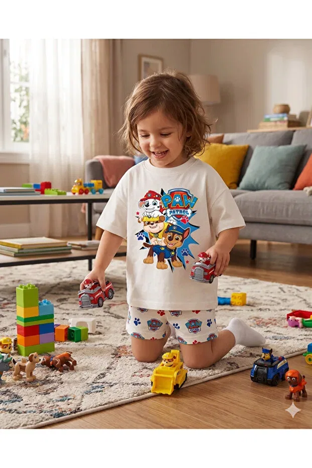 Детская футболка с принтом оверсайз Babytex, Белый — фото 2