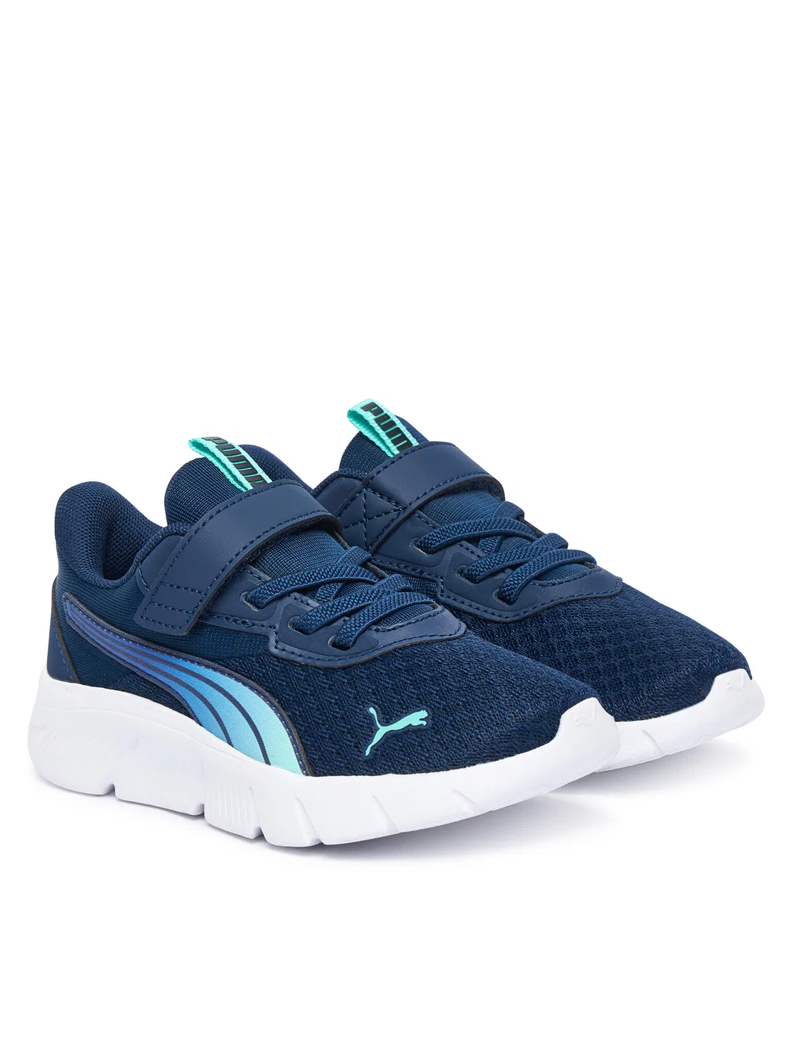 Кроссовки для мальчика Flex Focus Moder Blaze Fade AC+PS Puma, темно-синий — фото 2