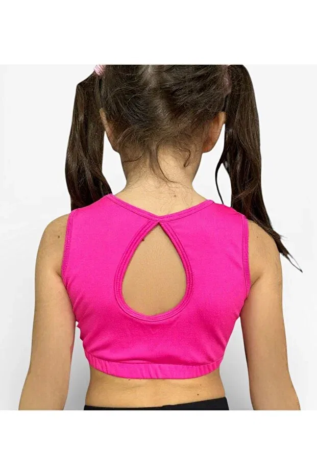 Детское боди-топ без рукавов Damla bustier She Can Wear, Labut - Pink — фото 2