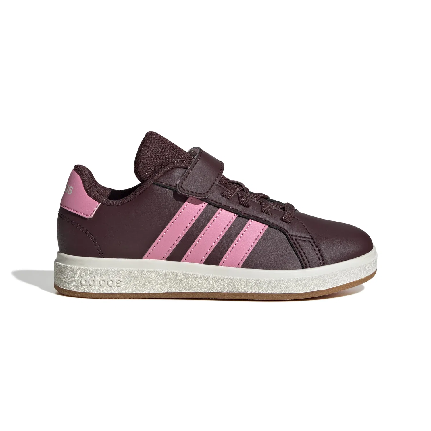Детские кроссовки для девочек с принтом Grand Court Lifestyle Adidas, Aurora Ruby Bliss Pink Off White