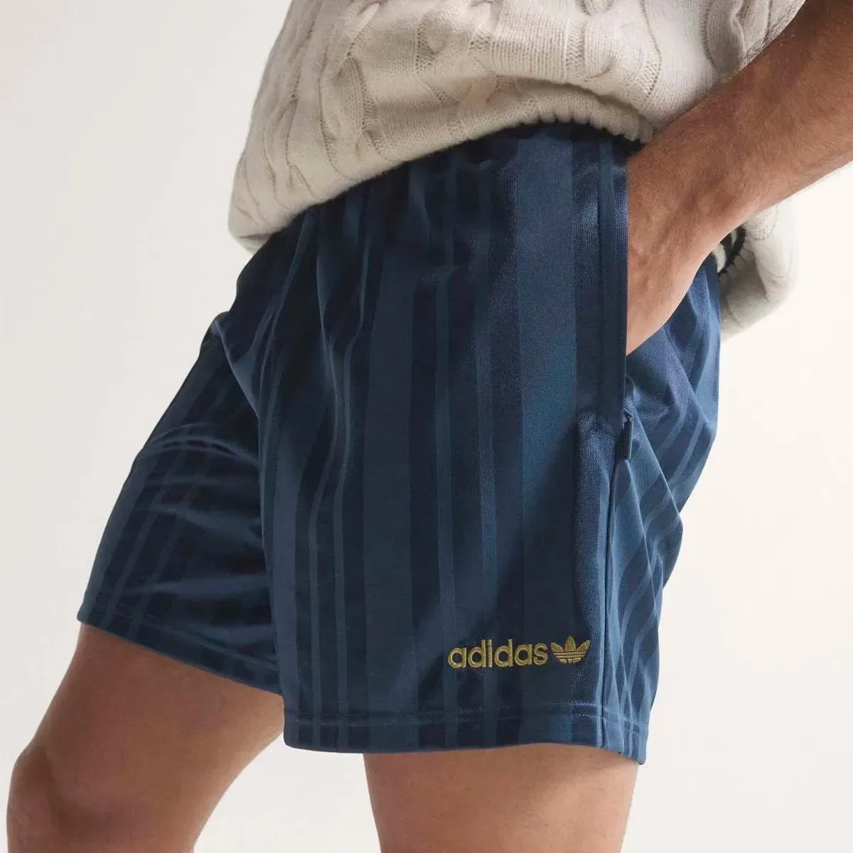 Мужские шорты из трикотажа Argentina EQT adidas, Синий