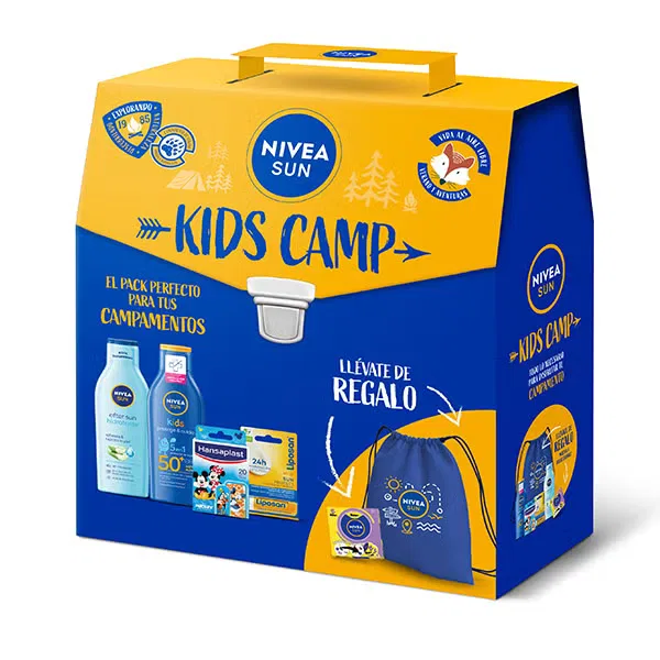 Набор солнцезащитной косметики с аксессуарами NIVEA Kids Camp