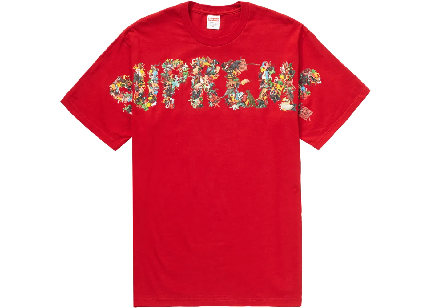 Мужская футболка с принтом Supreme Toy Pile Tee, Red